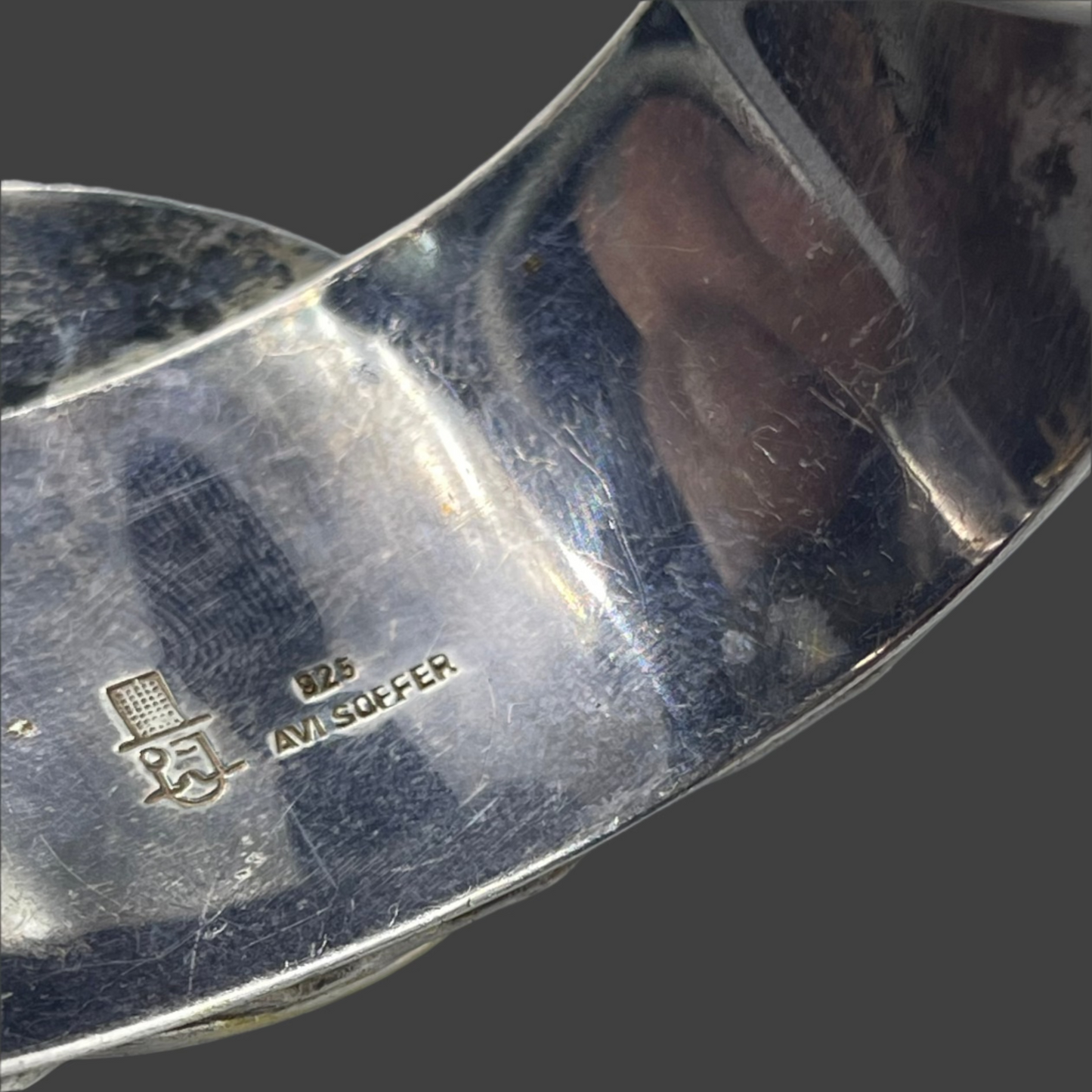 Handmade Large Pearl cuff