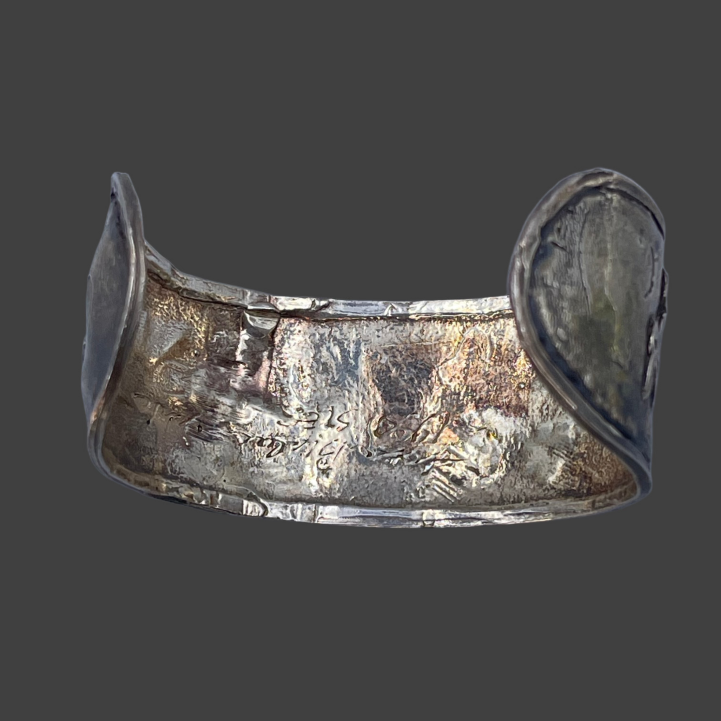 Handmade Deer turquoise cuff