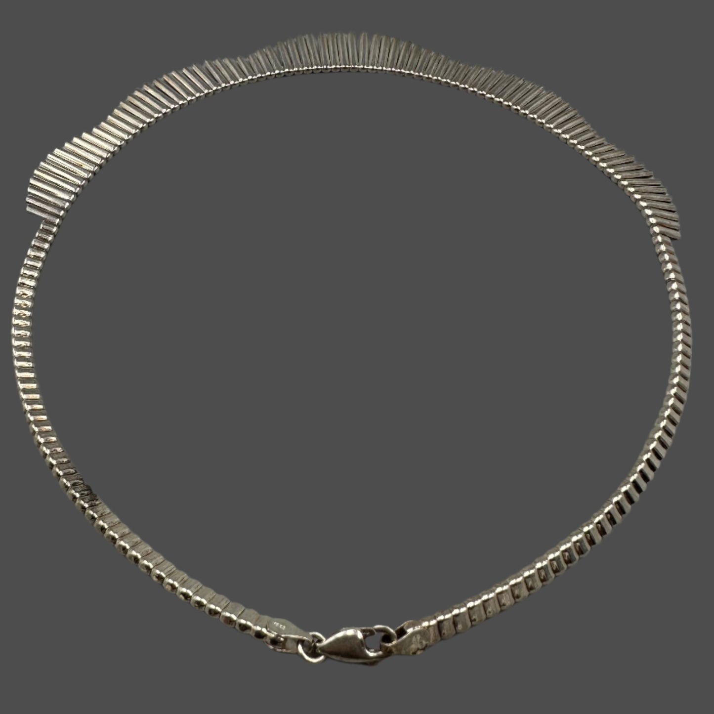 Vintage Sterling Silver Cleopatra Fringe necklace