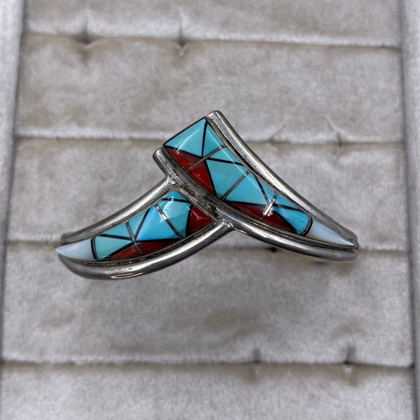 Angular Turquoise Cuff