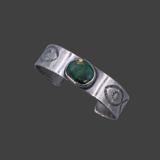 Raised Turquoise setting cuff