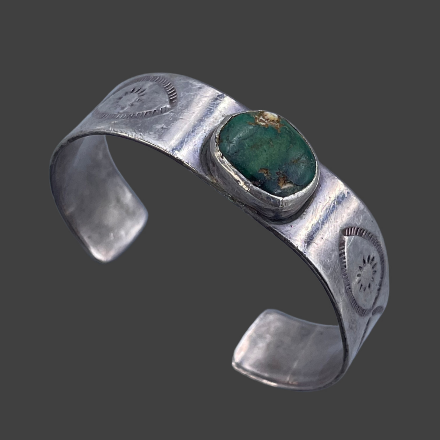 Raised Turquoise setting cuff