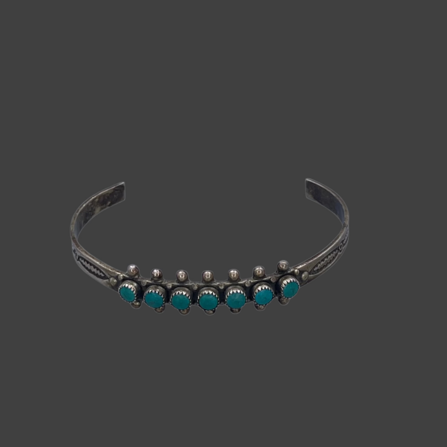 Small Turquoise stone cuff