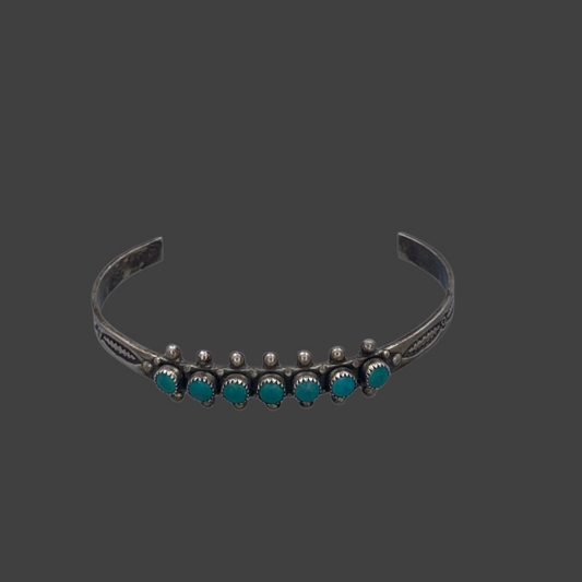 Small Turquoise stone cuff