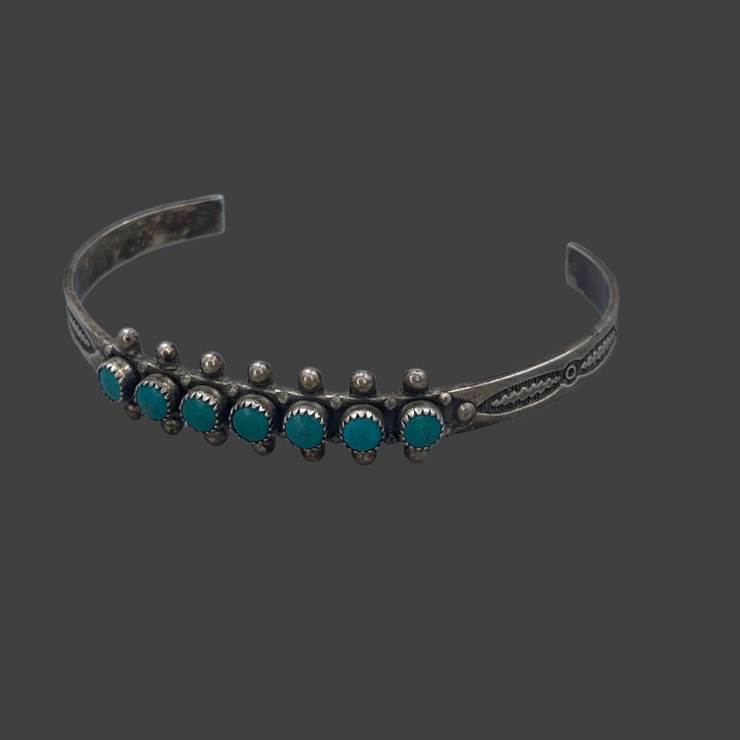 Small Turquoise stone cuff