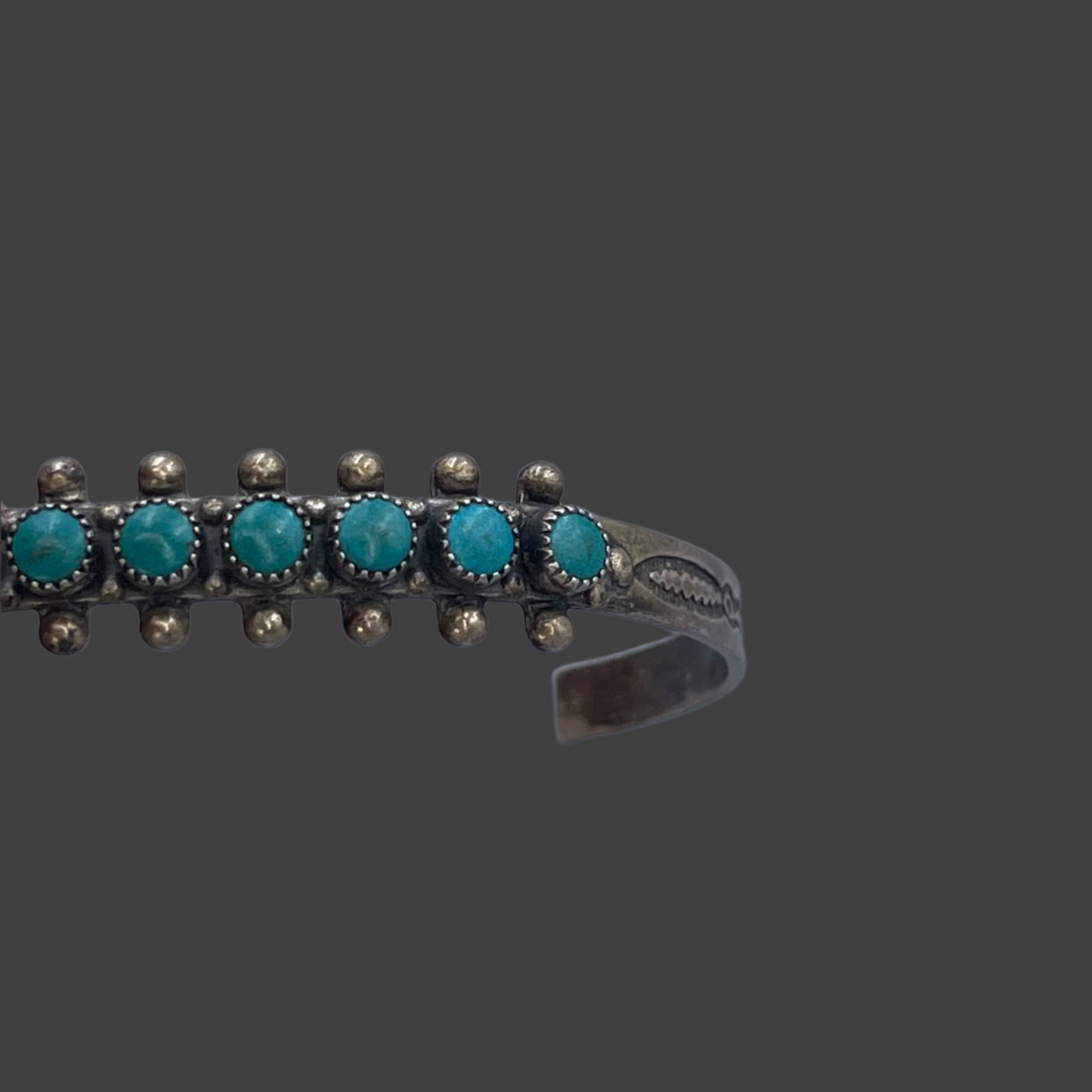 Small Turquoise stone cuff