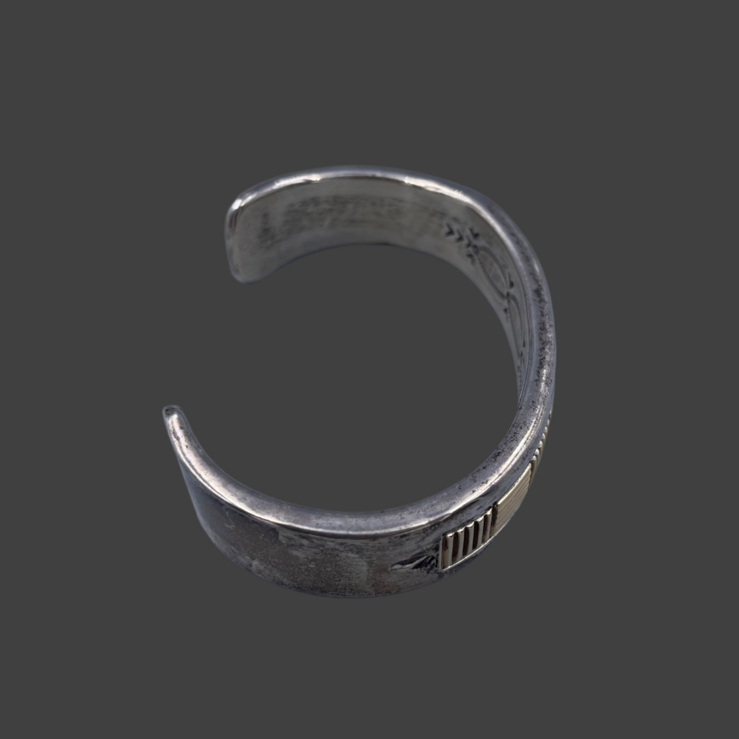 Heavy 14K two tone cuff